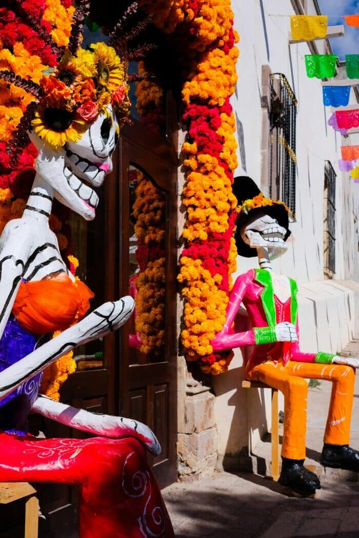 Oslavy Día de Muertos v Oaxace