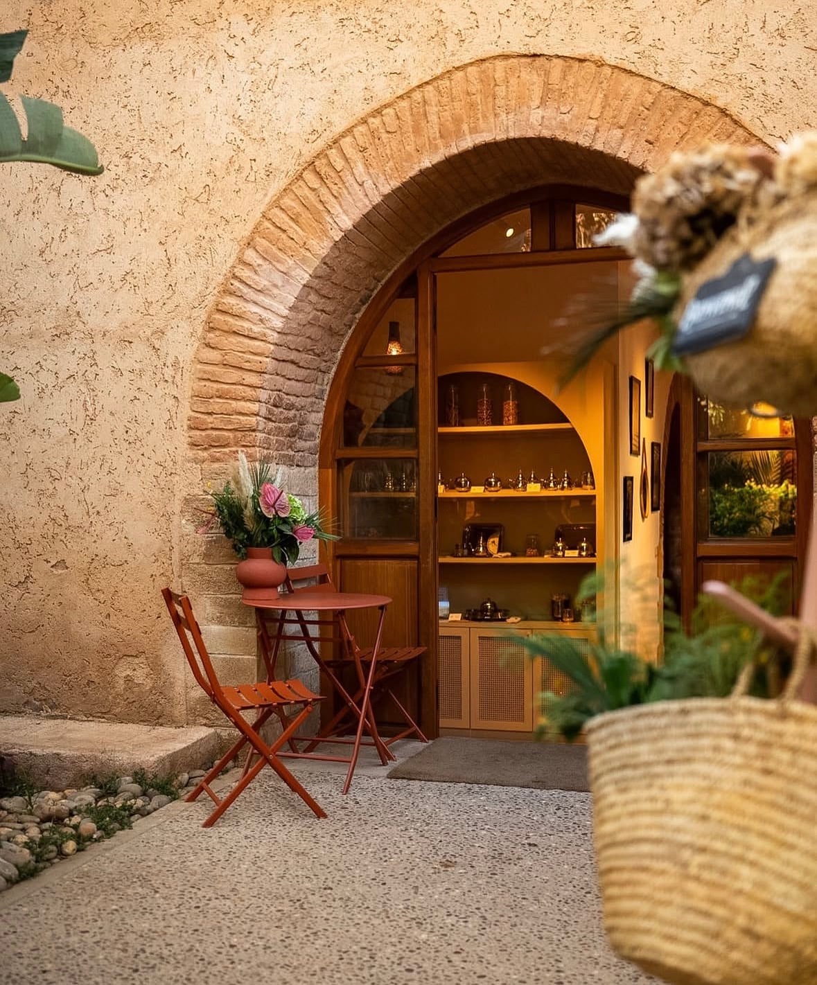 Concept store v areálu Chellah v Rabatu