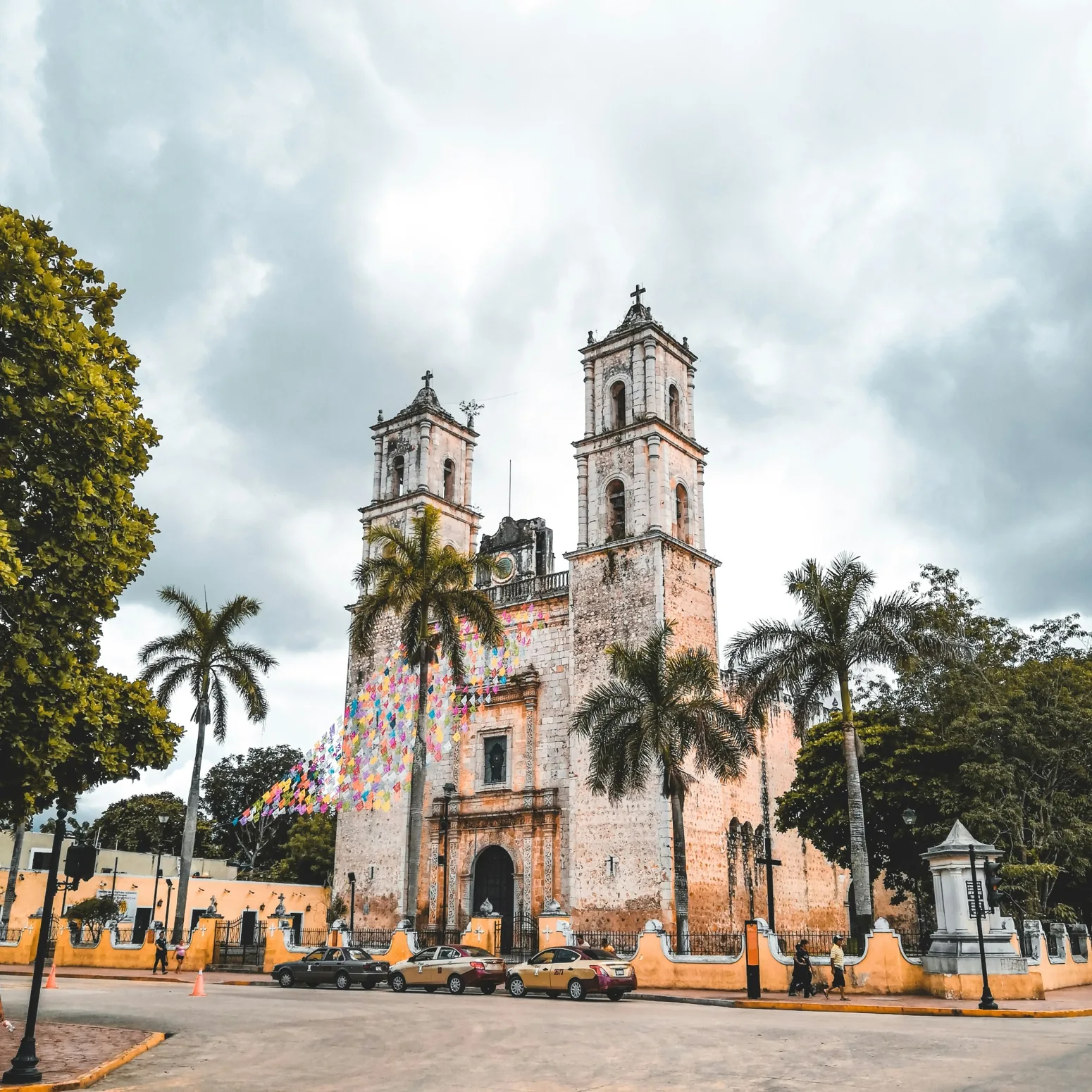 Katedrála San Servacio v mexickém Valladolidu na Yucatánu