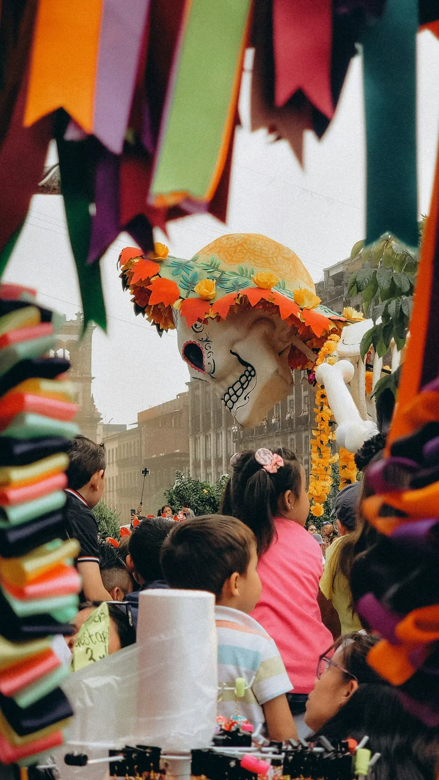 Oslavy Día de Muertos a Catriny v Mexico City