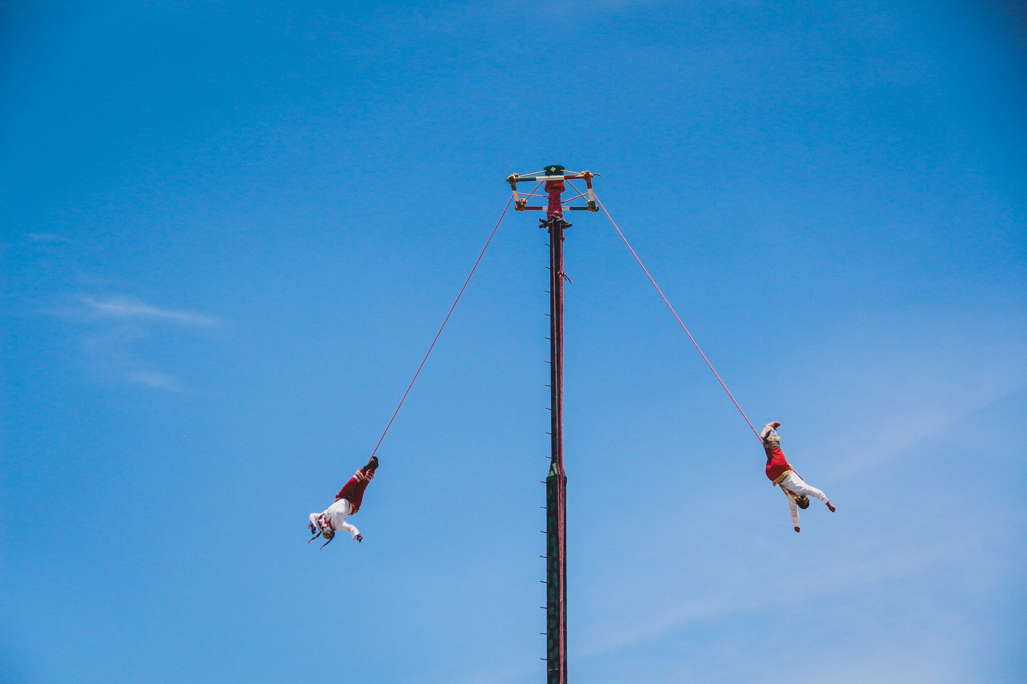 Voladeres de papantla v Tulum 