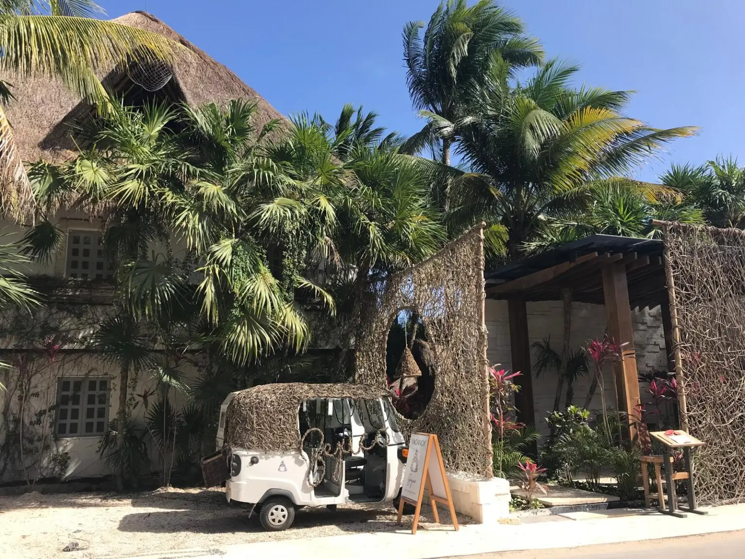 Zona hotelera v Tulum